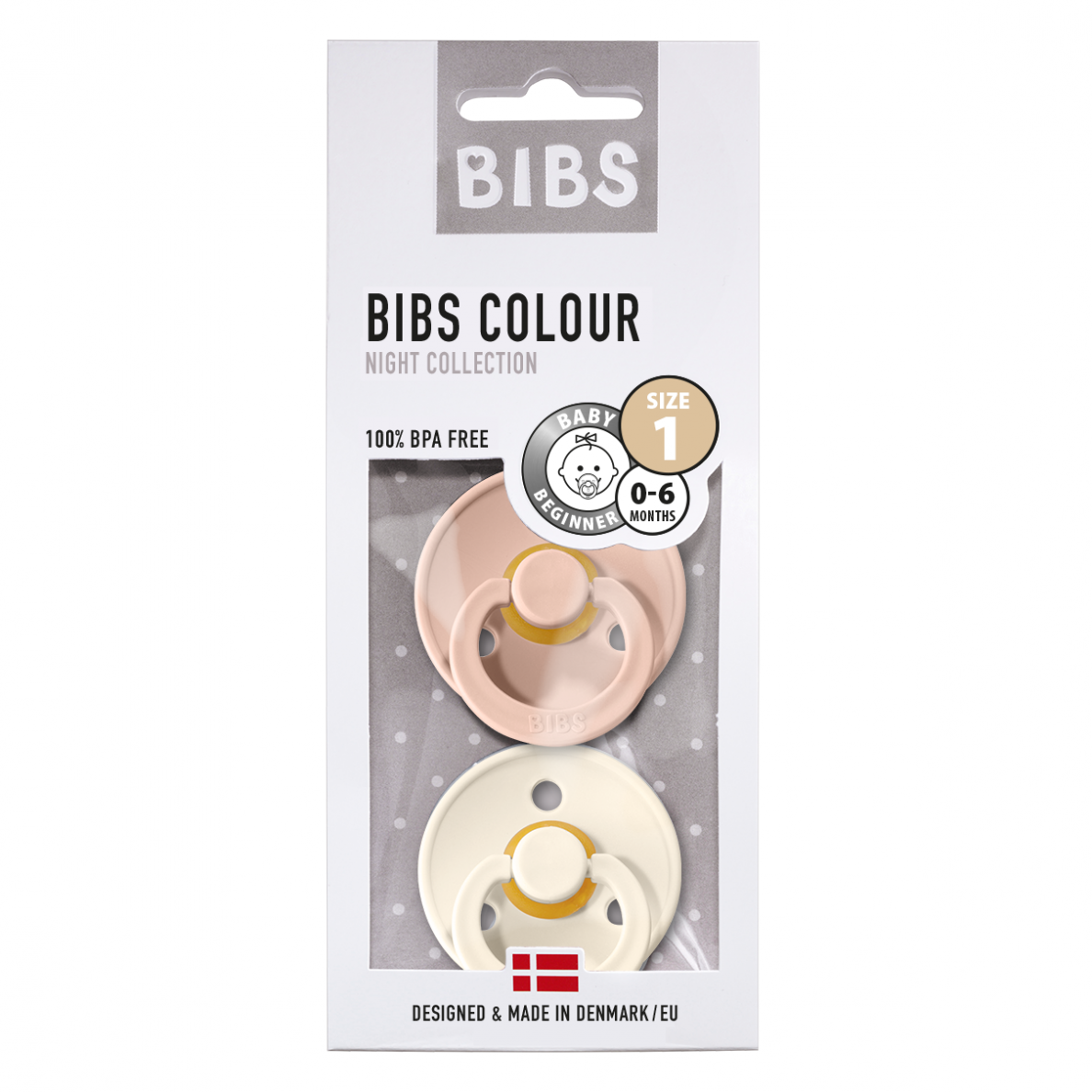 Chupete Bibs 2u. Talla 1 - APEGA2
