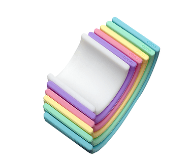 Arcoiris de color pastel 6pcs