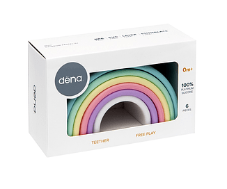 Arcoiris de color pastel 6pcs