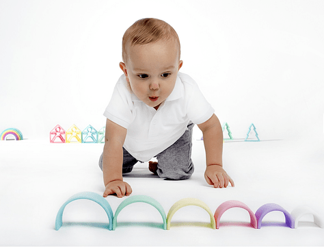 Arcoiris de color pastel 6pcs