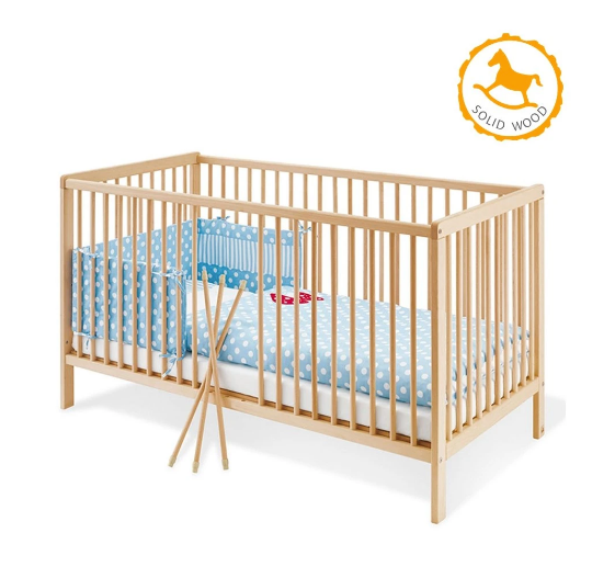 Cama de transición de madera Hanna (incl. colchón)