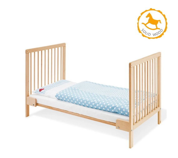 Cama de transición de madera Hanna (incl. colchón)