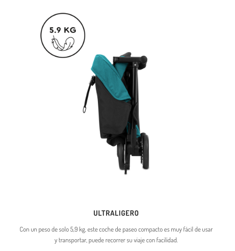 Coche de Paseo LIBELLE + silla ATON B2 + base para auto