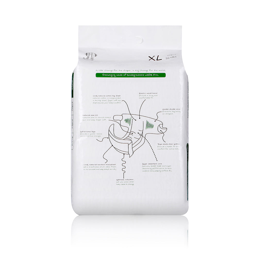Pañales de Bambú EcoBoom talla XL - APEGA2